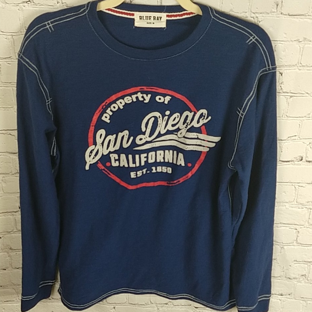 Blue Bay San Diego Tee Long Sleeves, Top Stitchedh